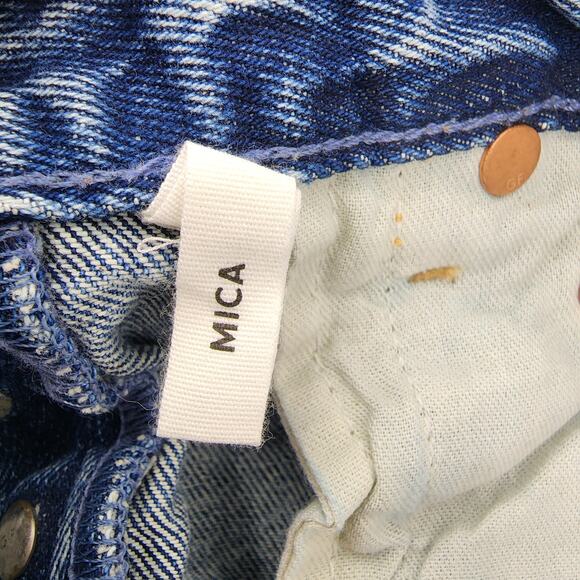 GRLFRND Button Fly Straight Leg High Rise Mica Jeans High Expectation Size 26 - Picture 6 of 7